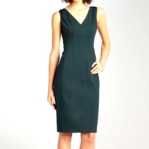 *NWT* Elie Tahari | Evergreen Maureen V-Neck Sheath Dress | Sz 14